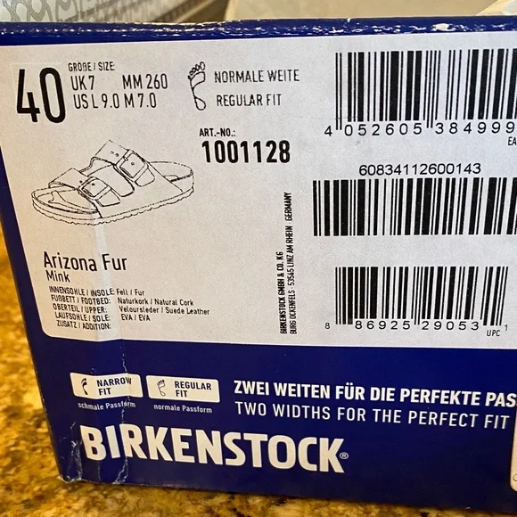 Birkenstock Tan and Cream Shearling Sandals - Picture 4 of 4